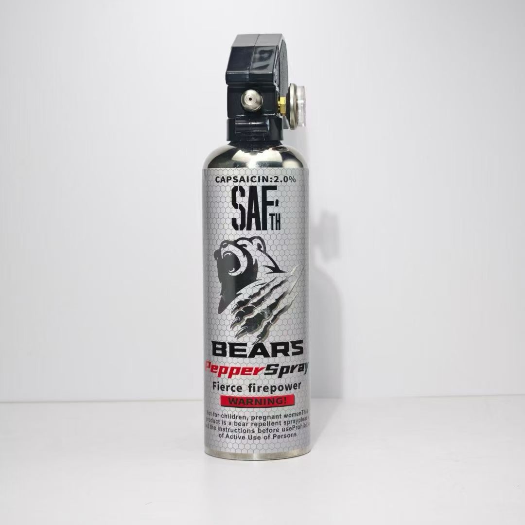 K26银熊620ml防熊喷雾 2.0%合成辣素8米雾状远射驱兽喷剂(图2)