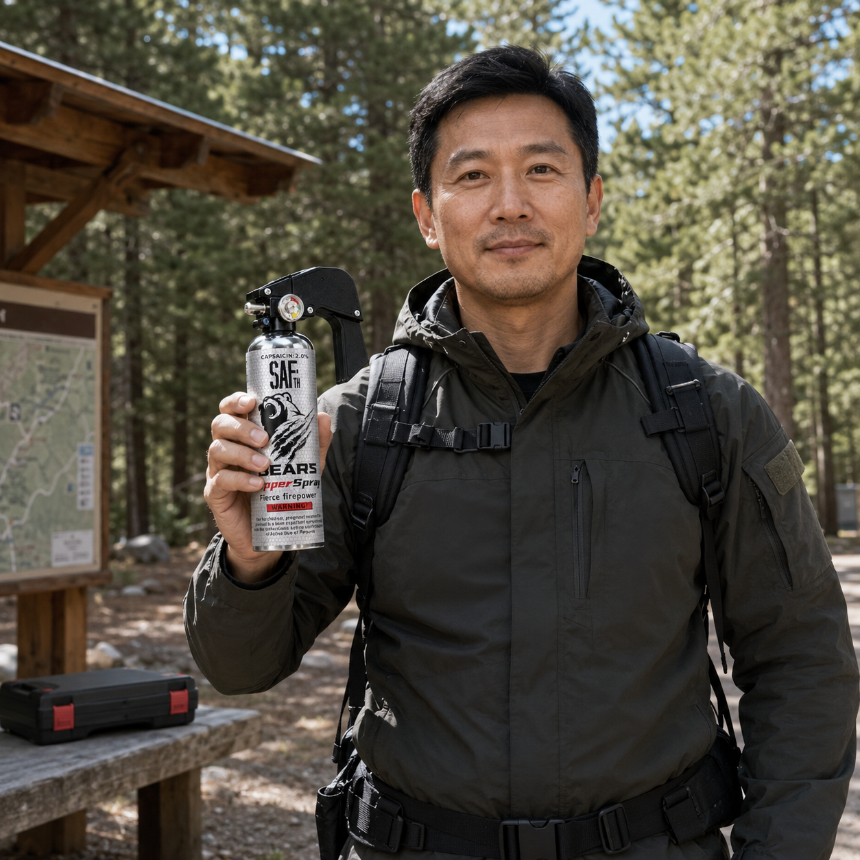 K26银熊620ml防熊喷雾 2.0%合成辣素8米雾状远射驱兽喷剂(图7)