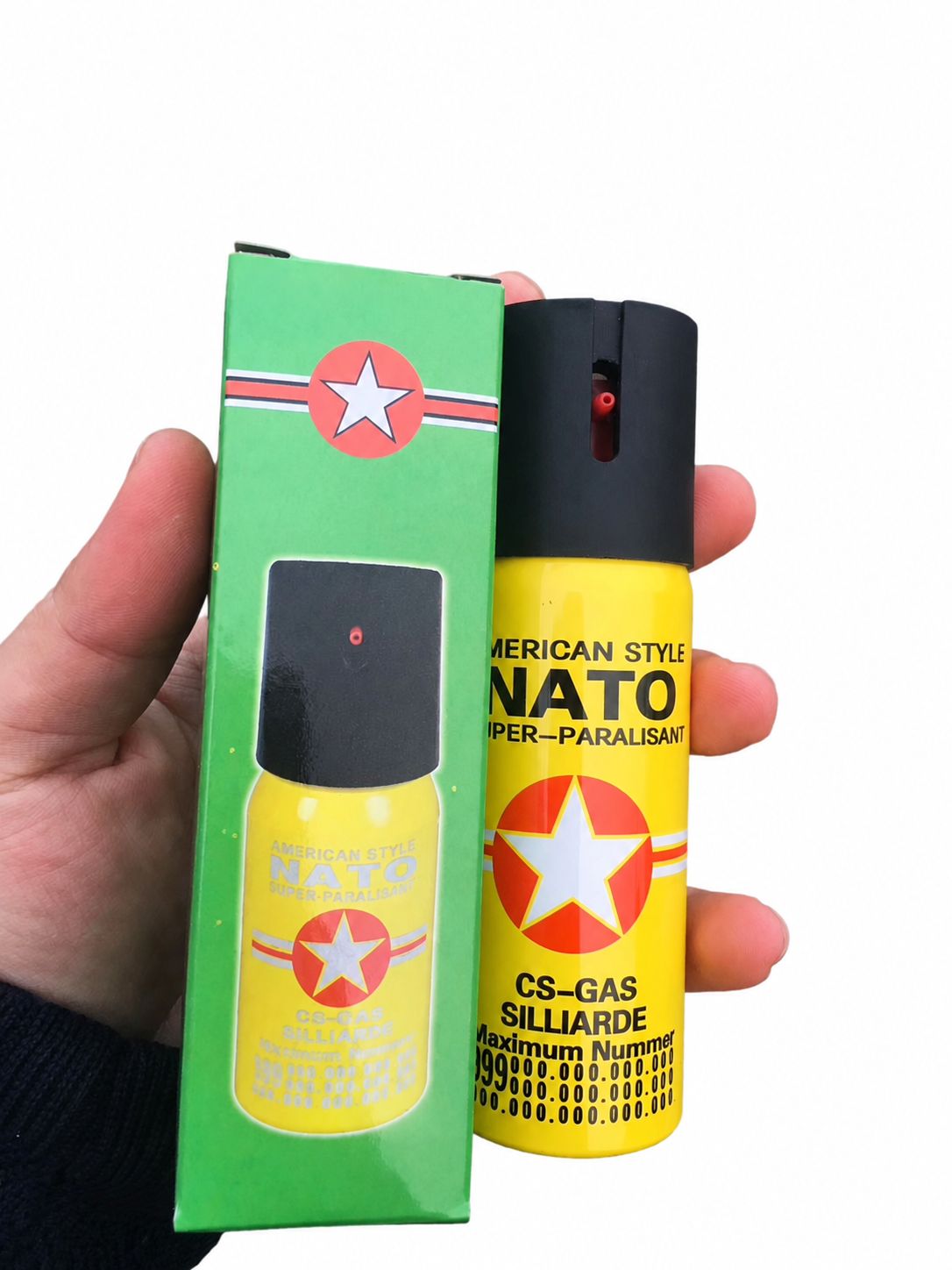 德国NATO黄瓶60ml防狼喷雾 OC雾状便携款(图2)