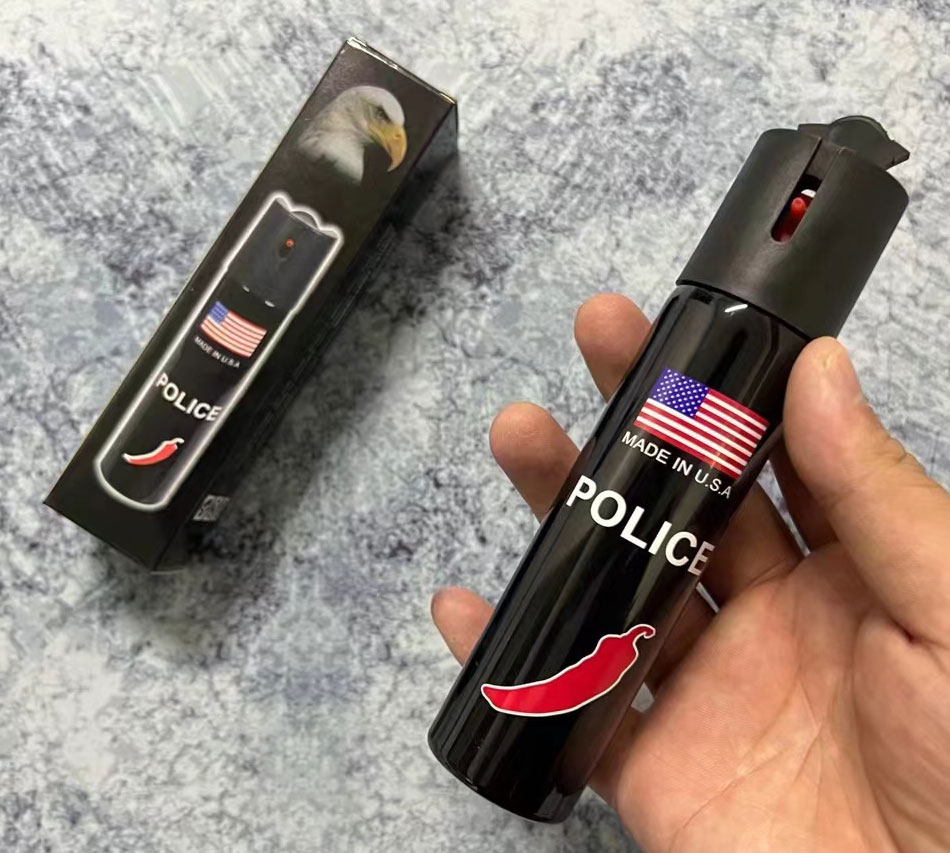 美国辣椒款110ml防狼喷雾 大容量雾状喷射款(图9)