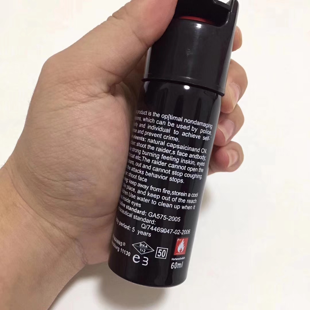 美国辣椒款60ml防狼喷雾 雾状喷射款(图9)