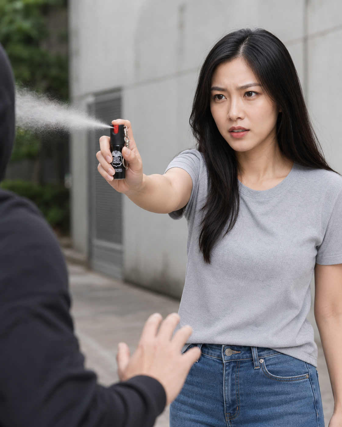 OC-17型号钥匙扣喷雾剂(20ML)旋转锁定式防狼喷雾(图3)