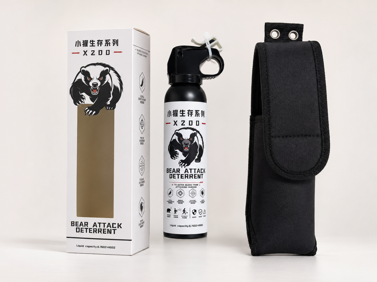 小獾 X200 射流型防熊喷雾 260mL熊喷(图7)