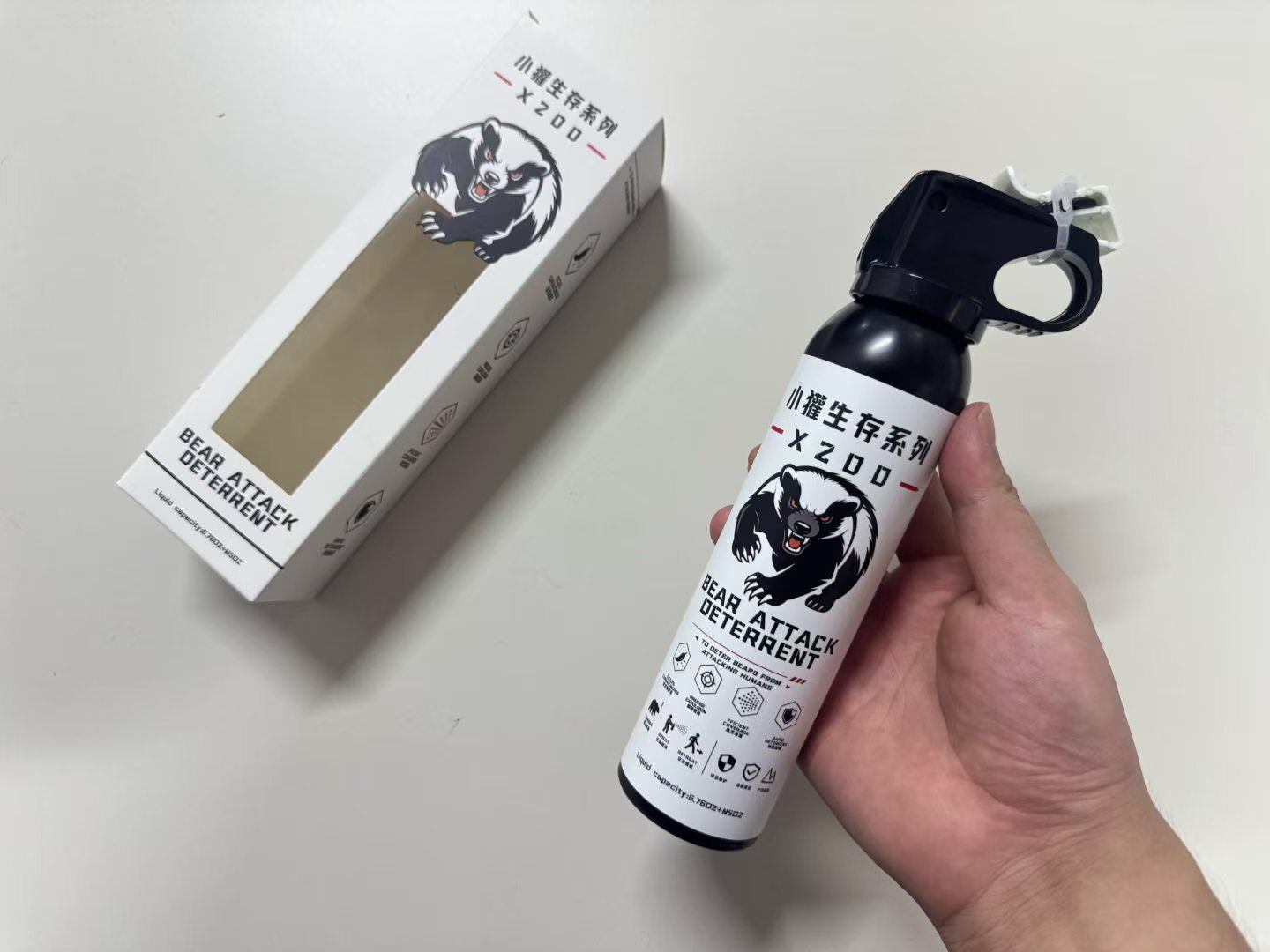 小獾 X200 射流型防熊喷雾 260mL熊喷(图10)