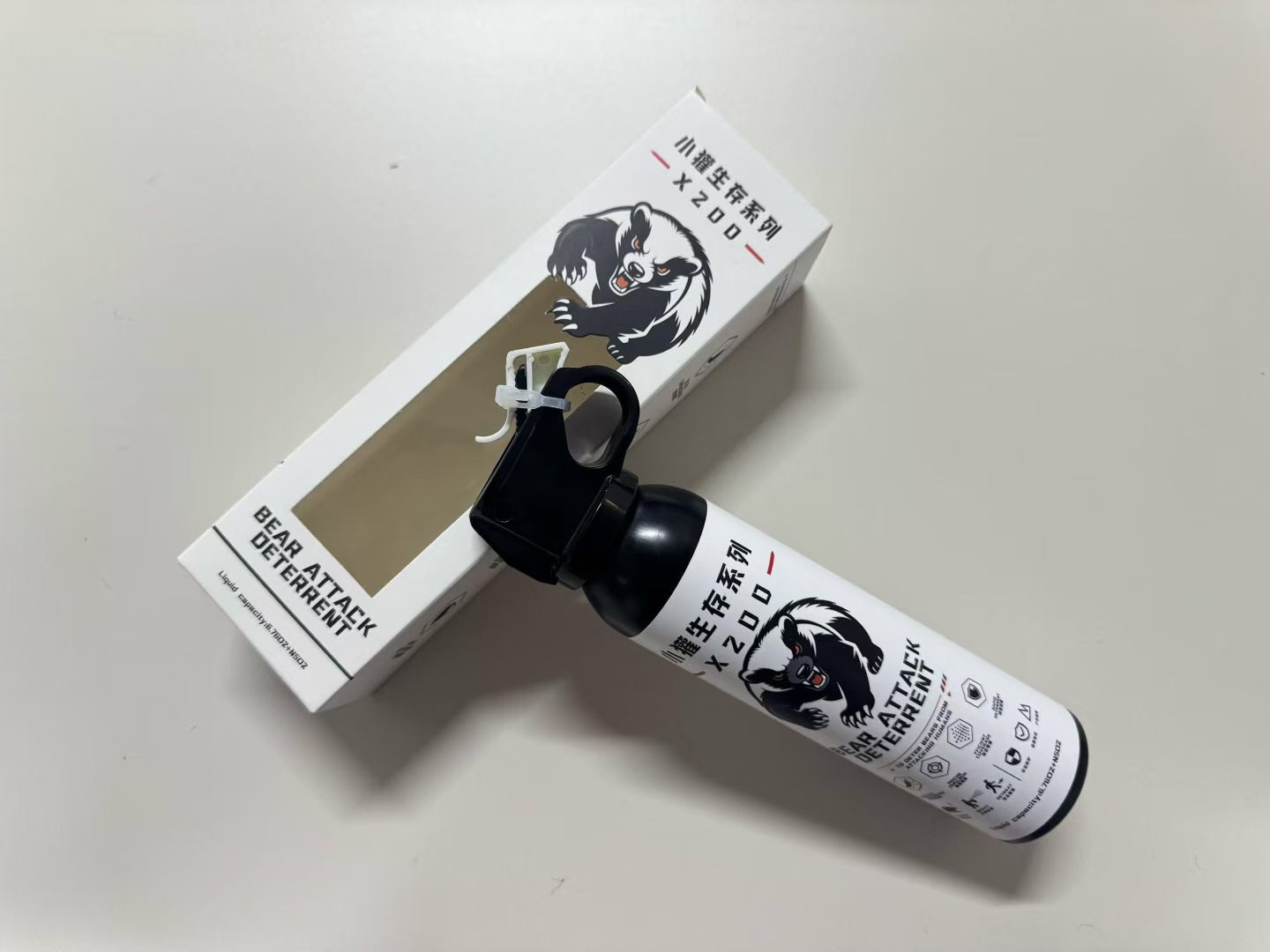 小獾 X200 射流型防熊喷雾 260mL熊喷(图9)