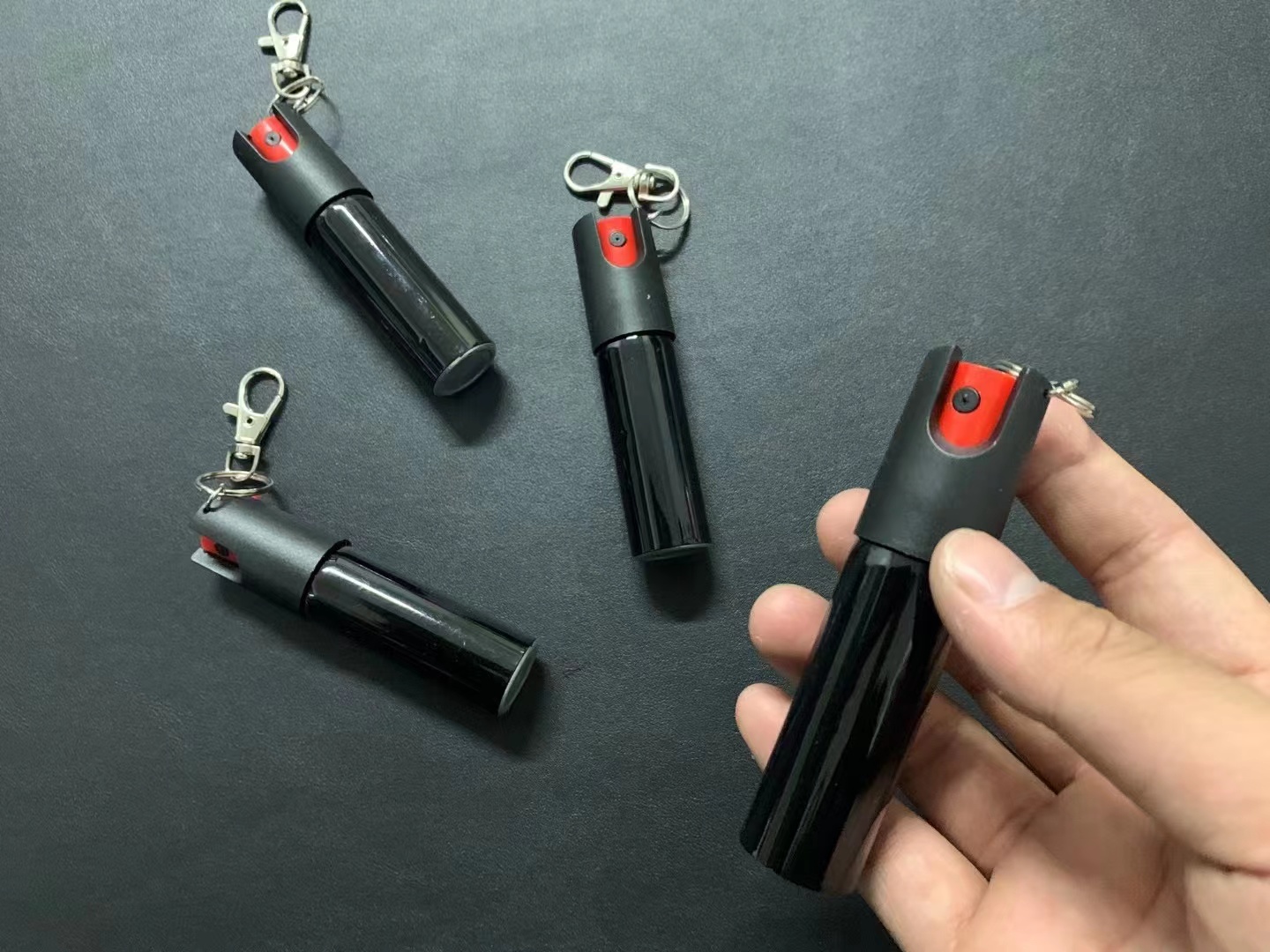 纯黑钥匙扣辣椒喷雾 20ML隐蔽防狼喷雾(图7)