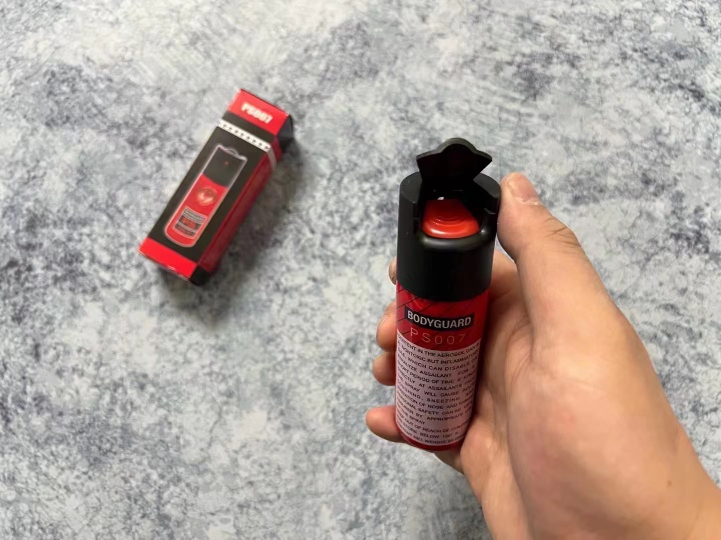 PS007防狼喷雾 60ml OC辣椒素雾状随身防身喷雾(图5)