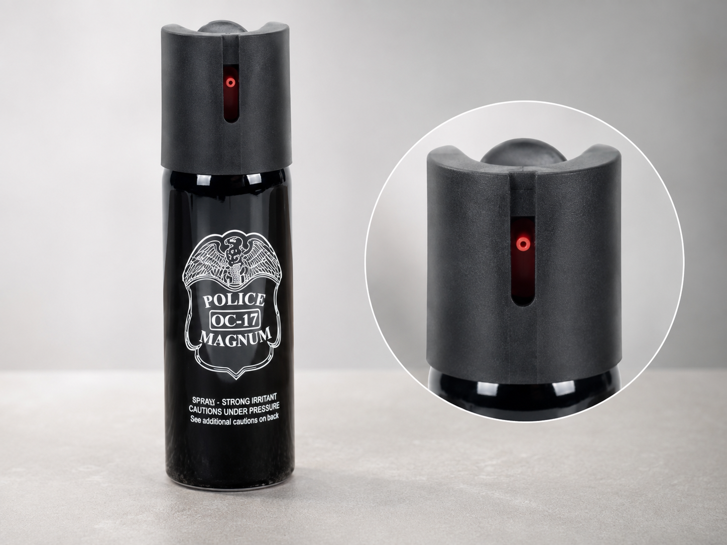 美国特种兵防暴喷雾OC-17  防身辣椒水喷雾剂60mL(图2)