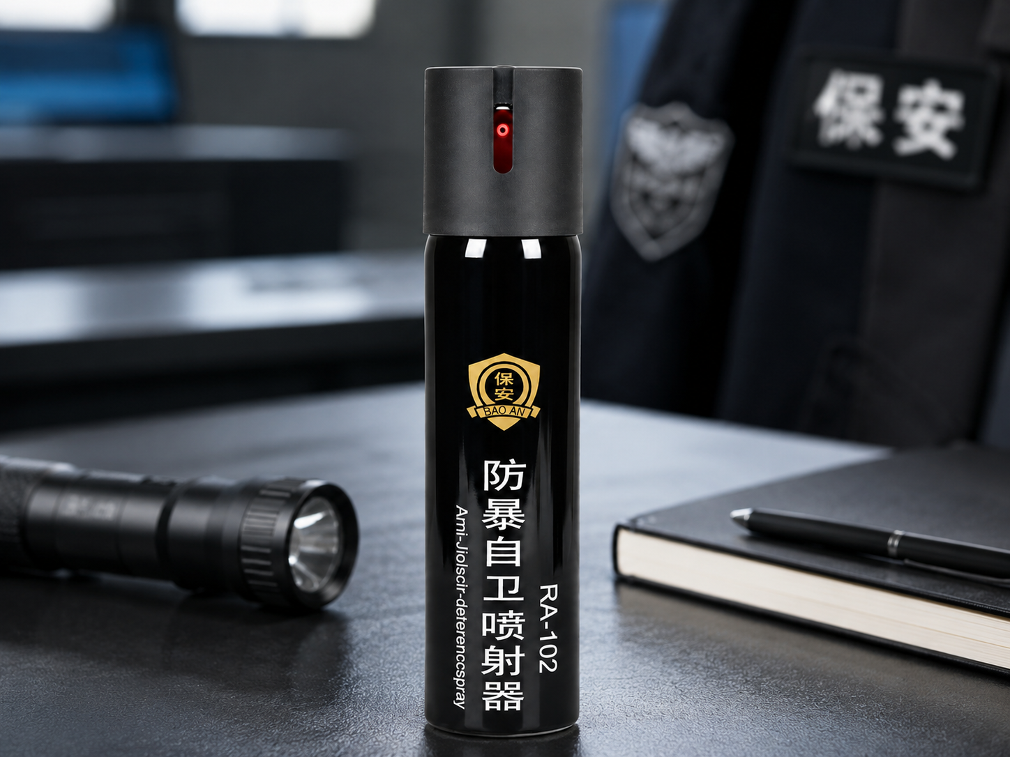 RA-102防暴自卫喷射器110mL 保安制暴辣椒水防身喷雾(图1)