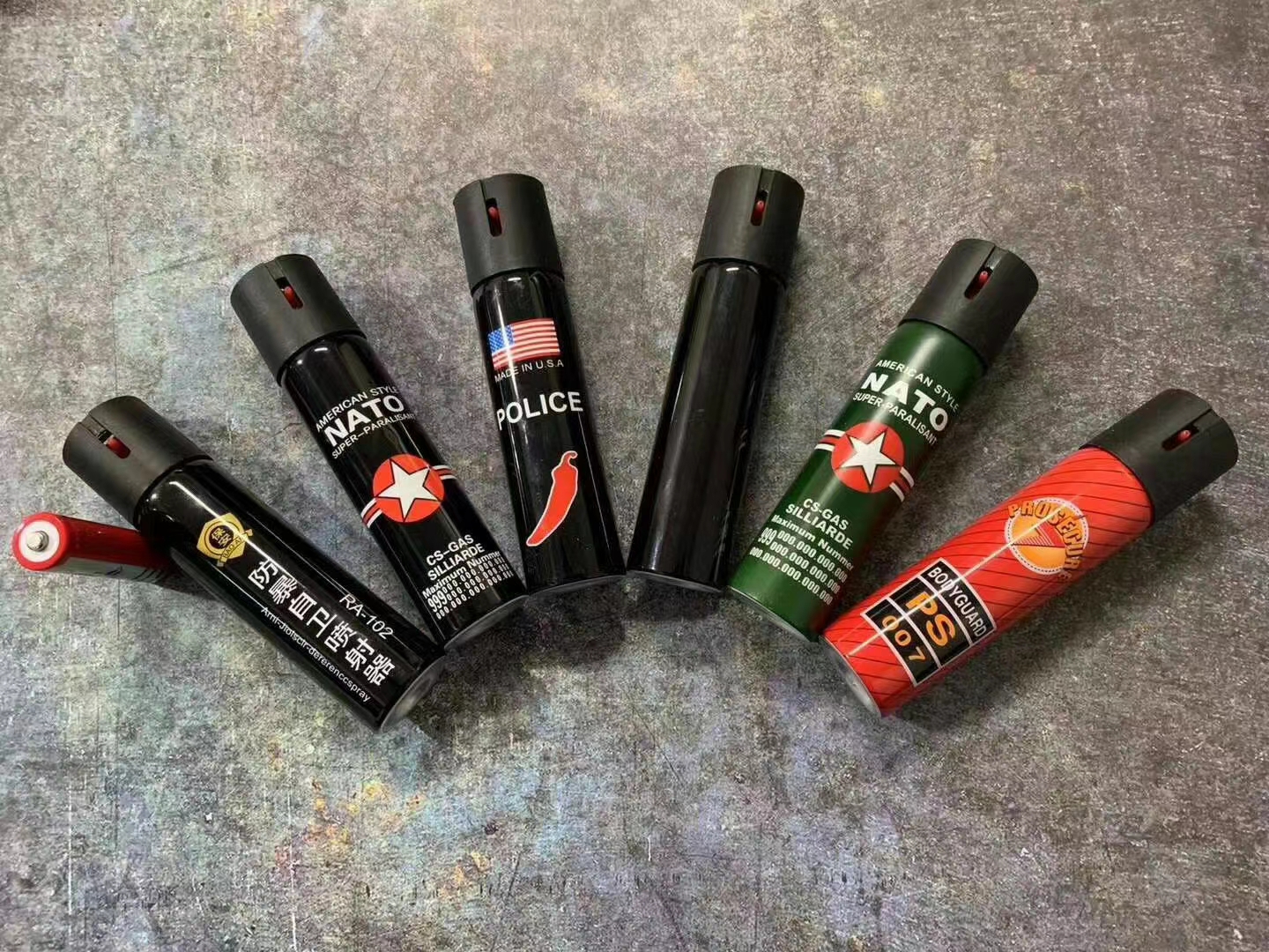 RA-102防暴自卫喷射器110mL 保安制暴辣椒水防身喷雾(图3)