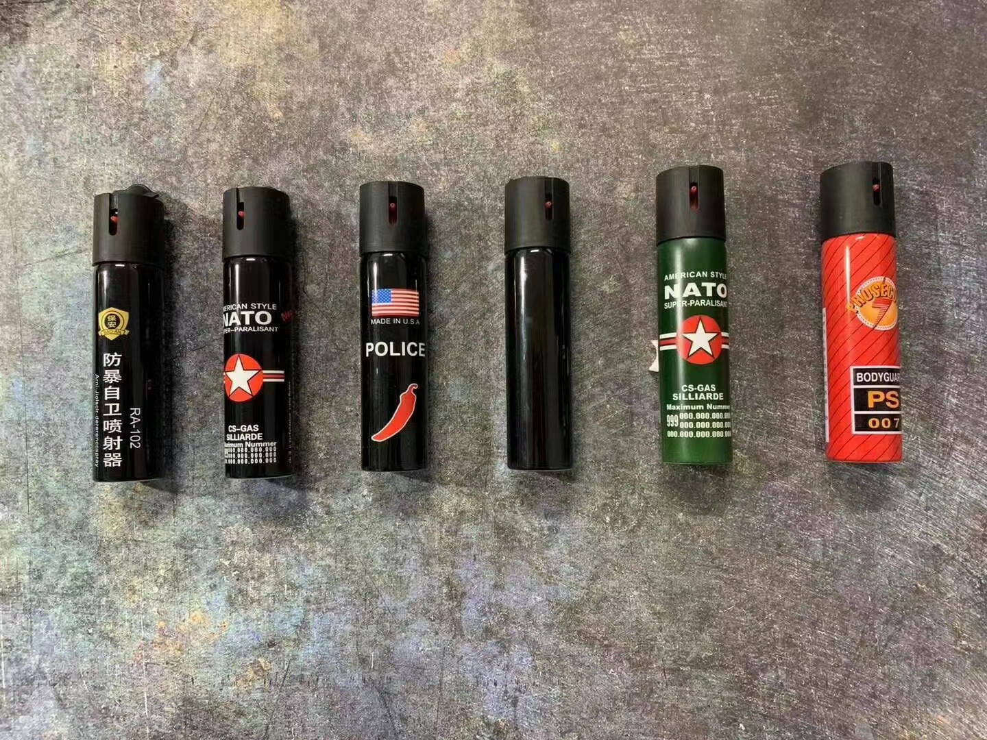 RA-102防暴自卫喷射器110mL 保安制暴辣椒水防身喷雾(图5)