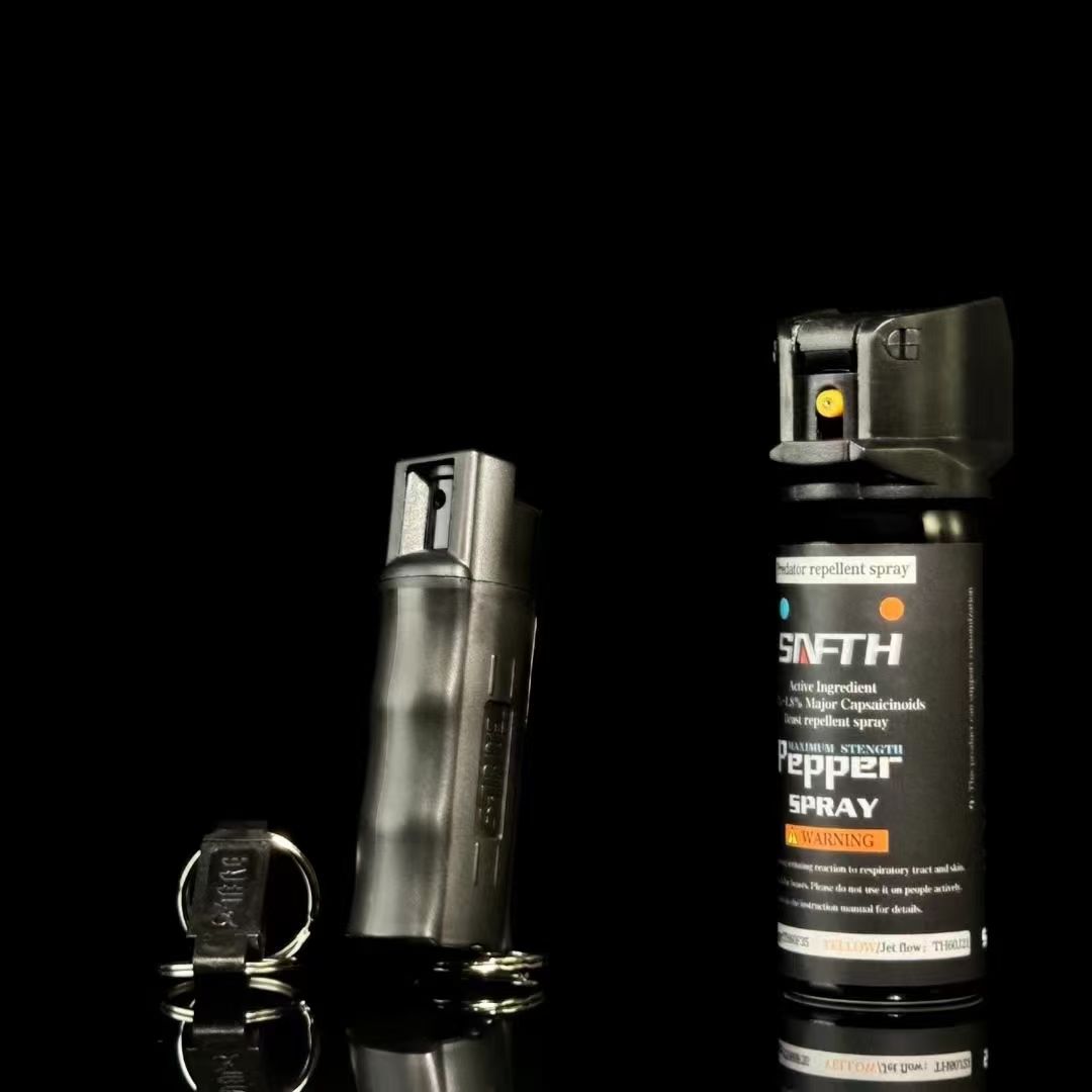 SAFTH小狗喷TH60J21防狼喷雾 黄标铜嘴60mL水柱辣椒喷雾(图9)