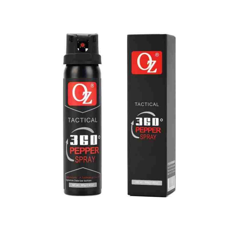 晶安红隼防狼喷雾 80g水基型360°射流辣椒喷雾(图2)