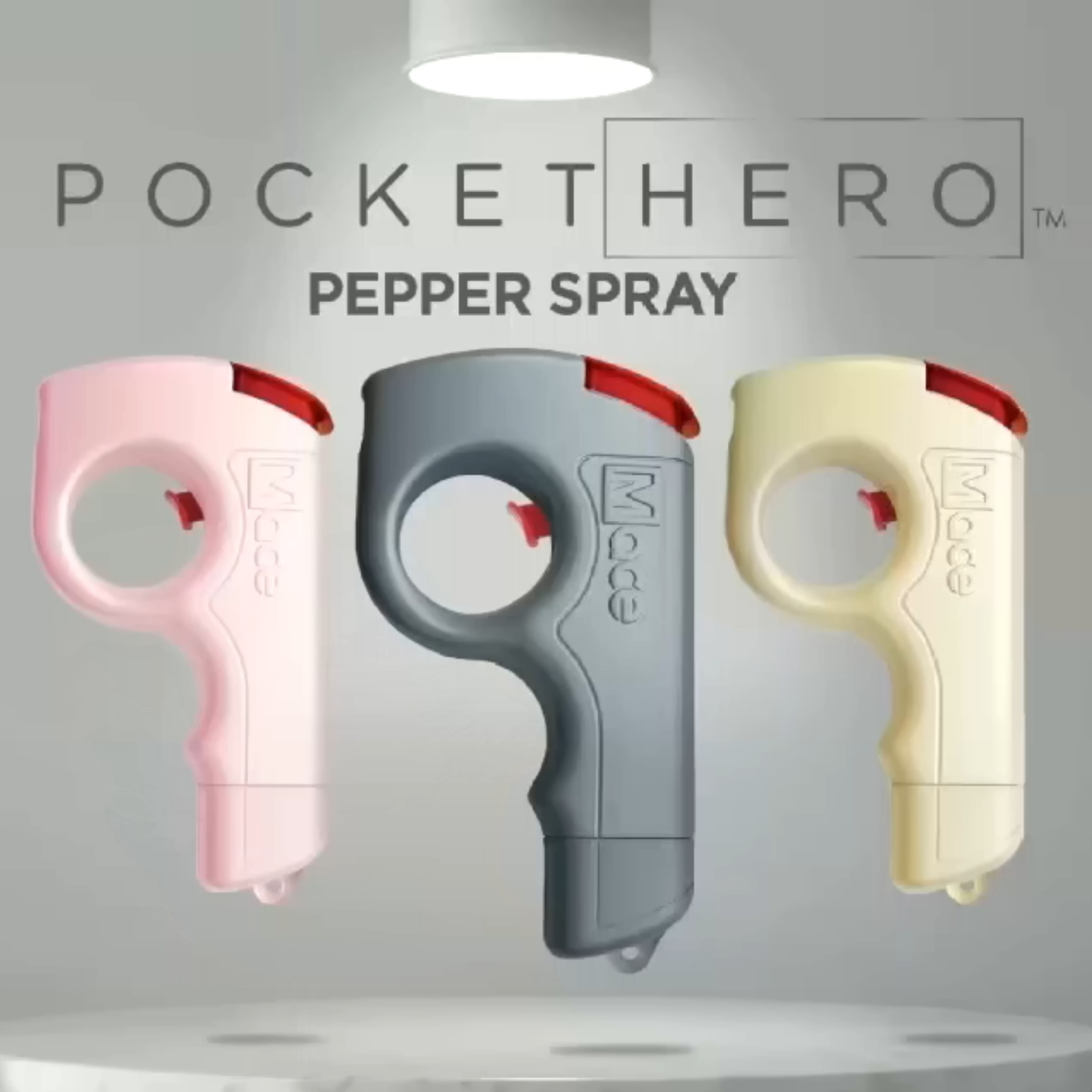 MACE梅西口袋英雄Pocket Hero辣椒喷雾 指环式便携防狼喷雾(图1)