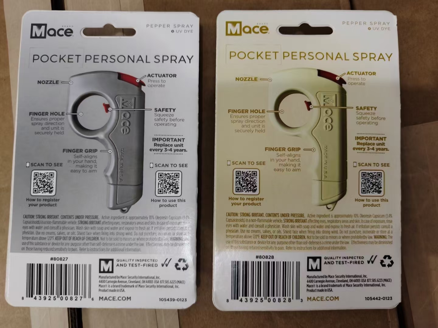MACE梅西口袋英雄Pocket Hero辣椒喷雾 指环式便携防狼喷雾(图8)