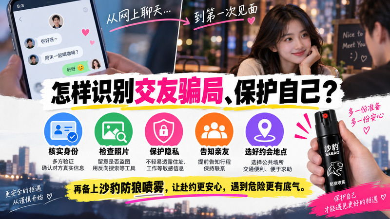 网恋怎么防骗？第一次见网友要注意的5件事