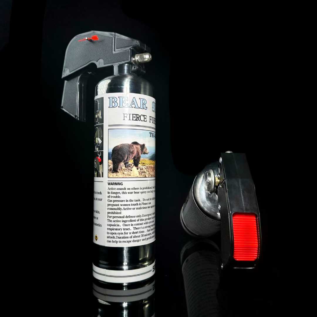 SAFTH TH-K31镇熊喷剂 1200mL大容量10米远射锥形气雾防熊喷雾野外驱兽剂(图4)