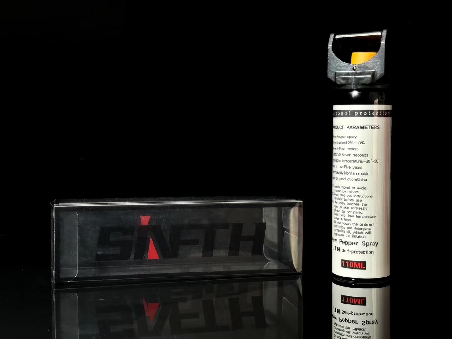 TH黄标铜嘴360°水柱防狼喷雾 110mL 4米远射OC黄染剂(图5)