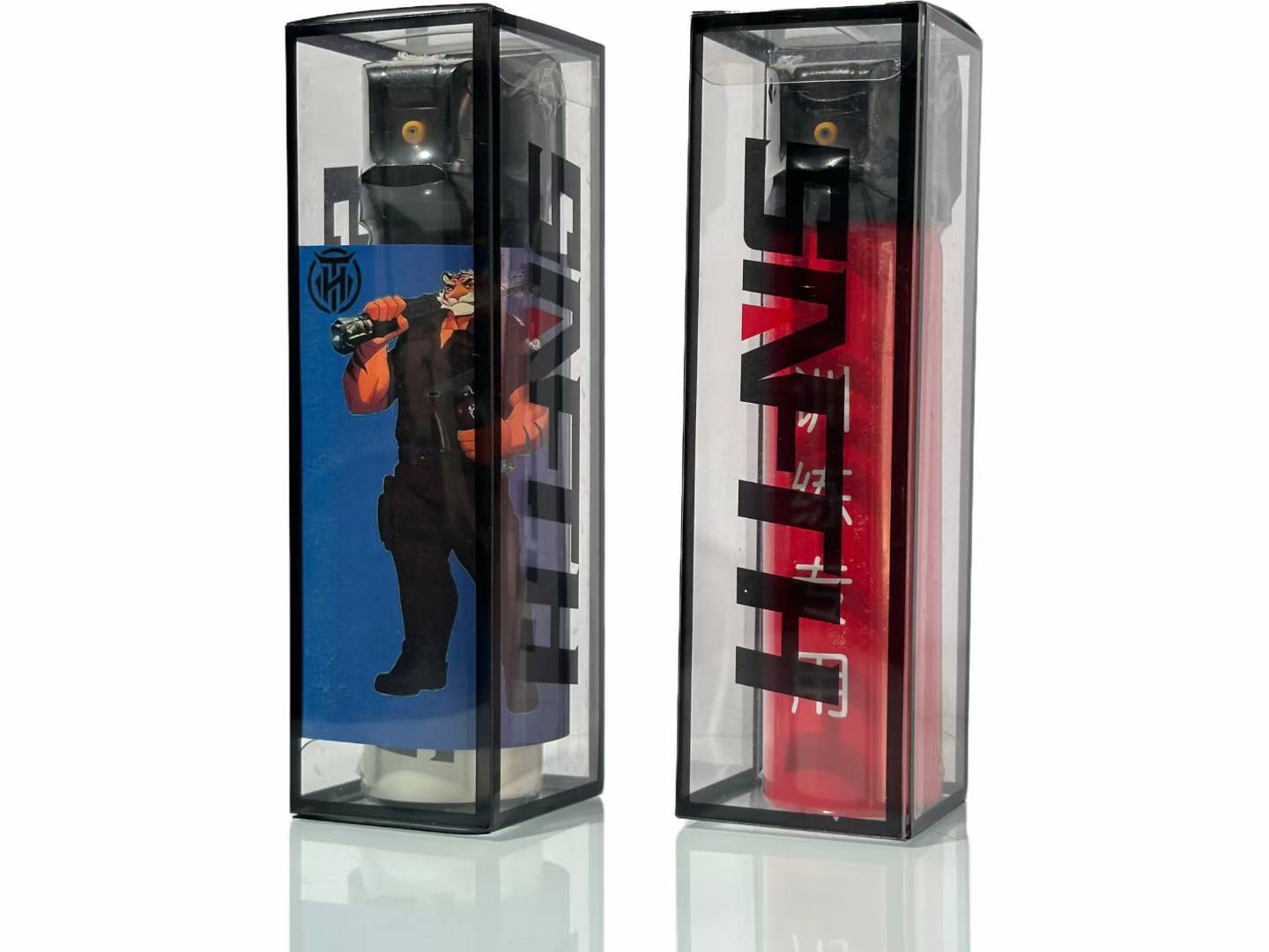 TH黄标铜嘴360°水柱防狼喷雾 110mL 4米远射OC黄染剂(图2)