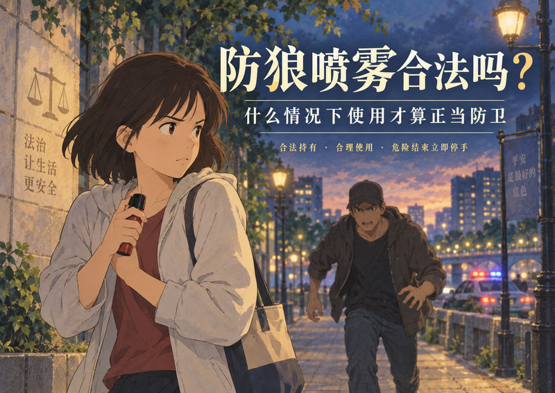 防狼喷雾合法吗?什么情况下使用才算正当防卫(图1)
