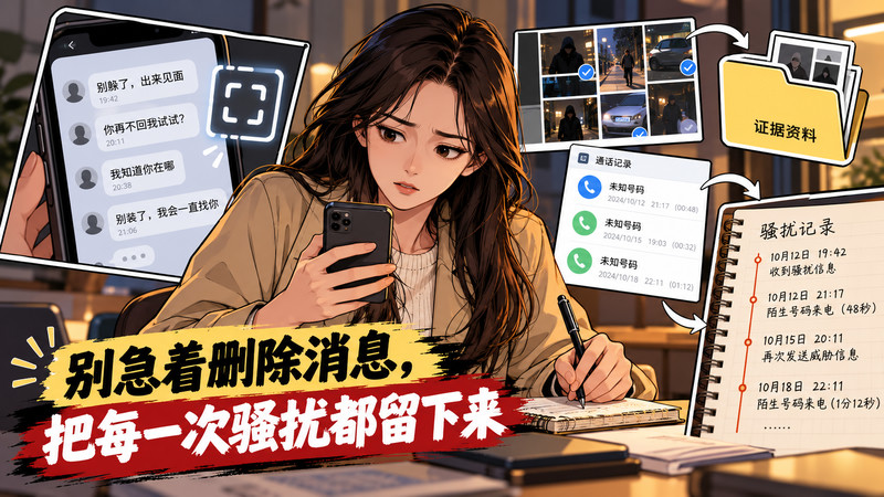 被人跟踪骚扰怎么办？识别跟踪、留证报警与人身安全保护指南(图4)