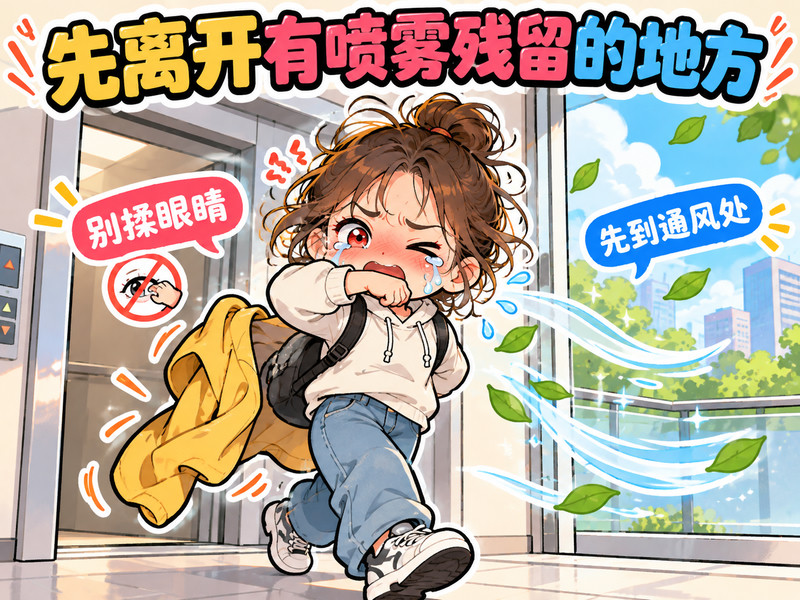 防狼喷雾误喷到自己怎么办？辣椒喷雾进眼睛和皮肤怎么处理(图1)