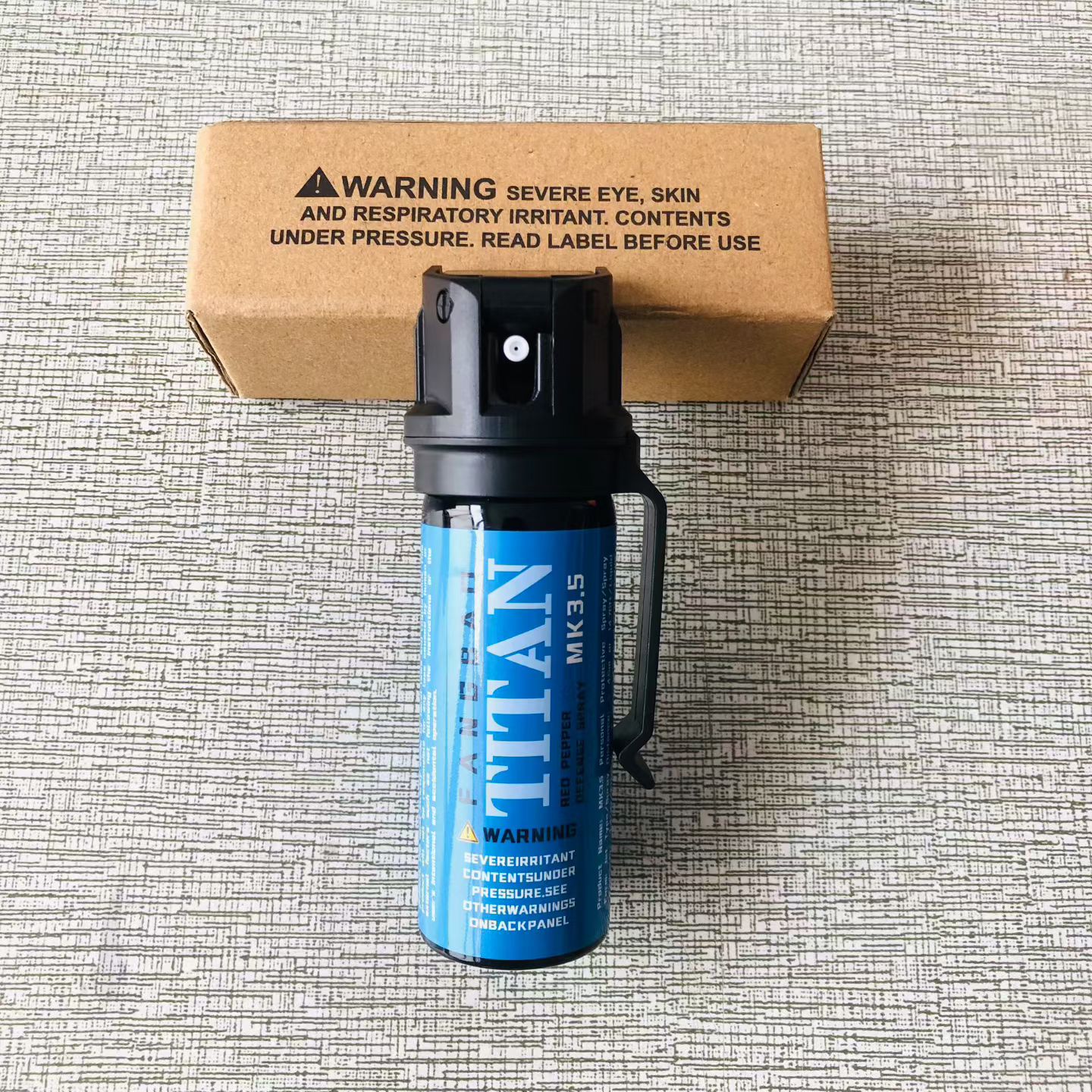 泰坦MK3.5凝胶型防狼喷雾 1.75%超高辣度喷胶 背夹款(图4)