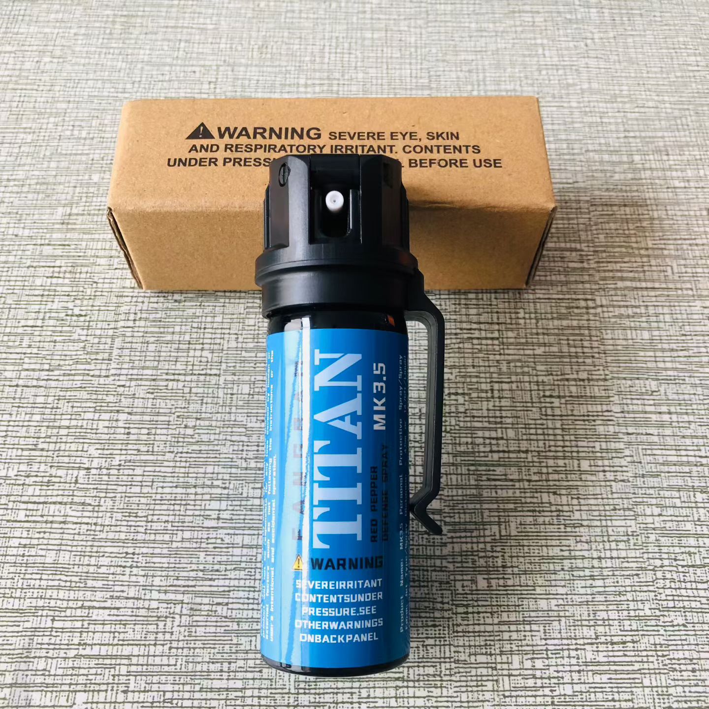 泰坦MK3.5凝胶型防狼喷雾 1.75%超高辣度喷胶 背夹款(图2)