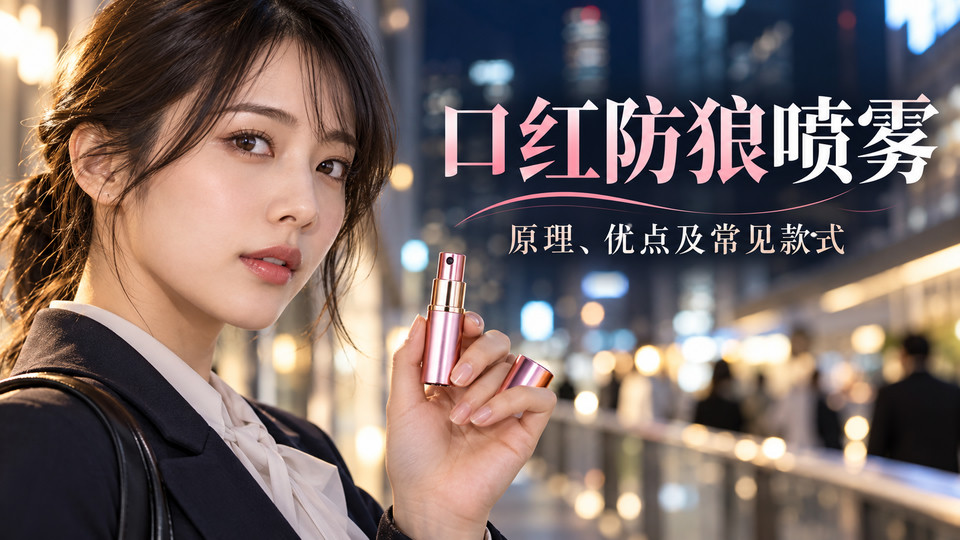 口红防狼喷雾有用吗?原理、优点及常见款式介绍(图1)