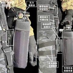 SAFTH TH-K31镇熊喷剂 腿挂快拆版配专用尼龙挂载布套及腿挂组件。
