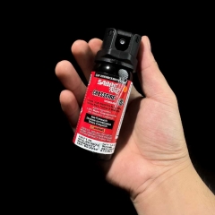 沙豹MK3红色交叉火力防狼喷雾 360°射流 4.5-6米远射