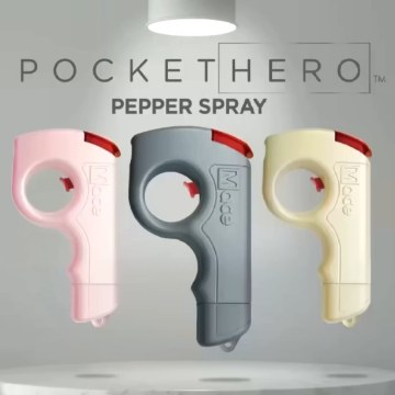 MACE梅西口袋英雄Pocket Hero辣椒喷雾 指环式便携防狼喷雾