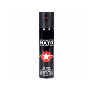 德国NATO黑色大瓶CS防狼喷雾110mL高浓缩辣椒水