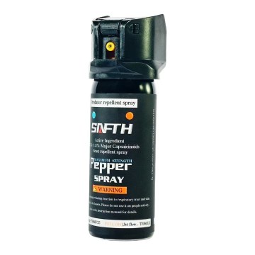 SAFTH小狗喷TH60J21防狼喷雾 黄标铜嘴60mL水柱辣椒喷雾