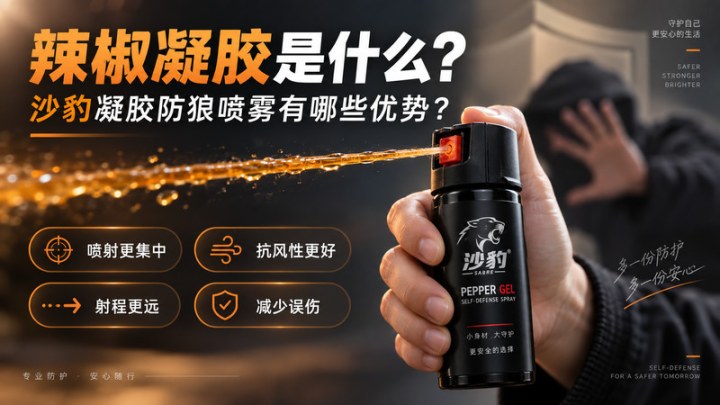 辣椒凝胶是什么？沙豹凝胶防狼喷雾有哪些优势？